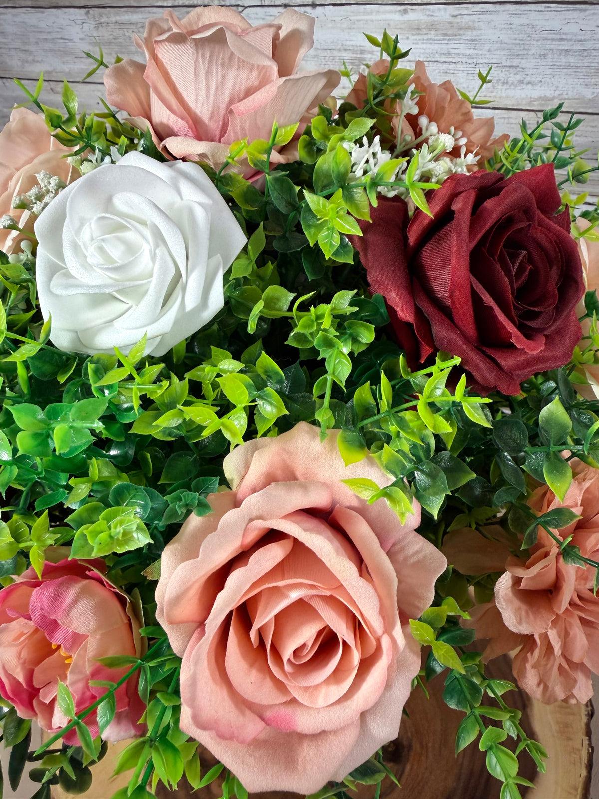 Large Handmade Artificial Floral Arrangement – Statement Home Decor