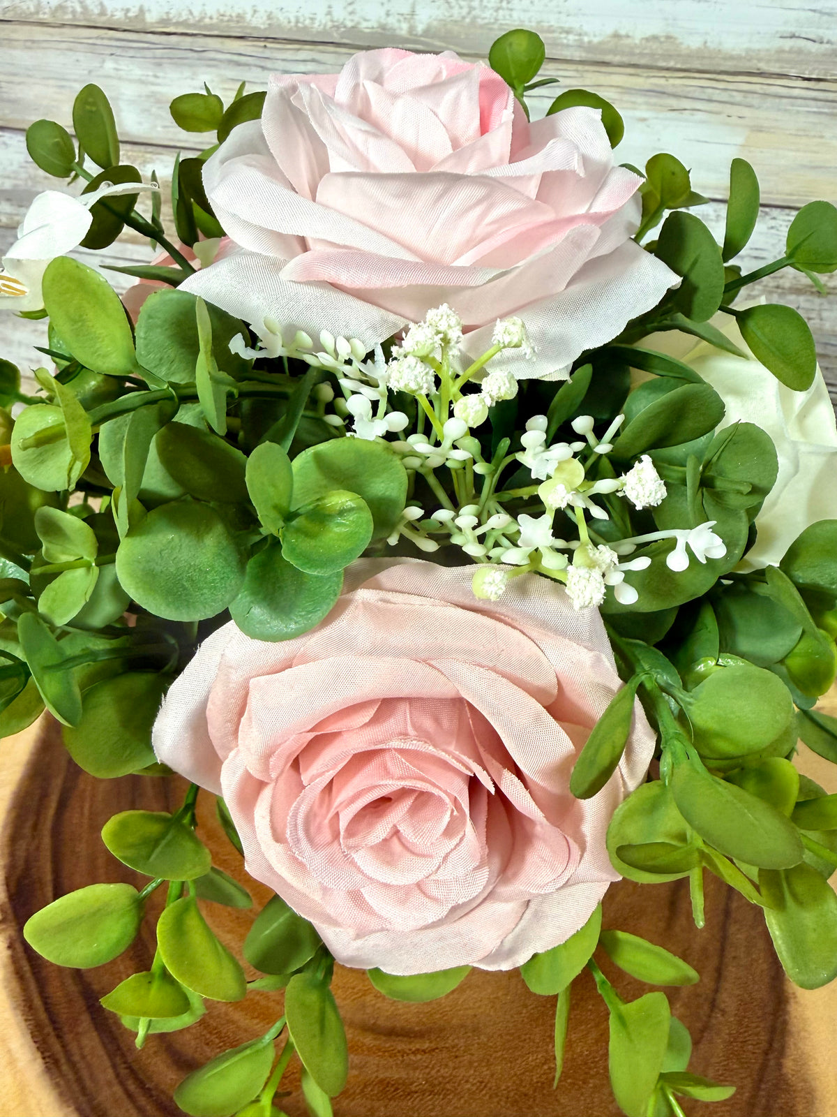 Handmade Artificial Floral Arrangement – Small Tabletop Home Decor